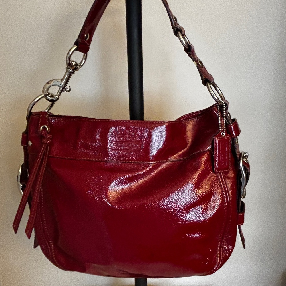 Coach Red Shoulder Bag